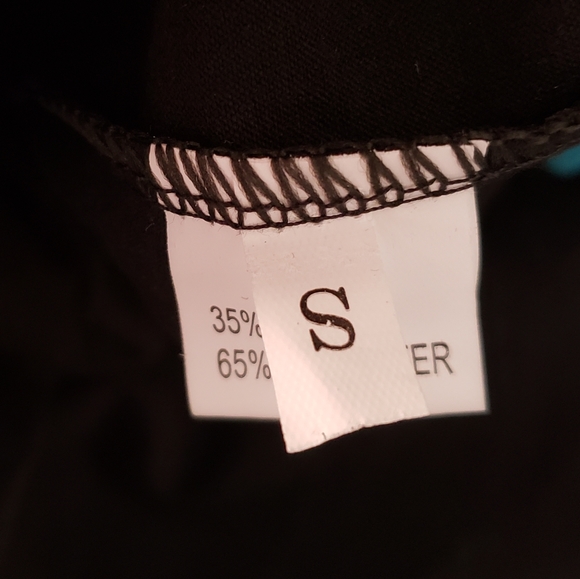 Holiday Raglan Tee Joyful Merry and Blessed Black & Gray Size Small NWOT - Picture 4 of 6